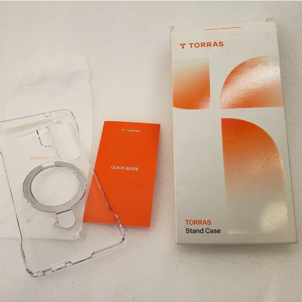 TORRAS Ostand Clear Ring Kickstand Case for Samsung Galaxy Ultra S26 6.9